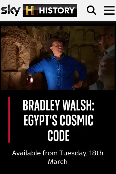 观看布拉德利·沃尔什：埃及的宇宙密码