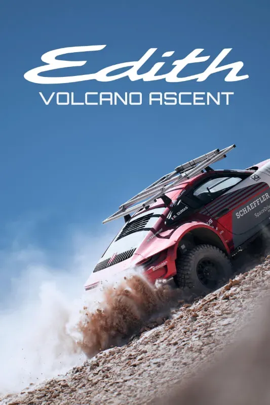 伊迪丝：保时捷的火山攀登海报 - 2024 美国纪录片